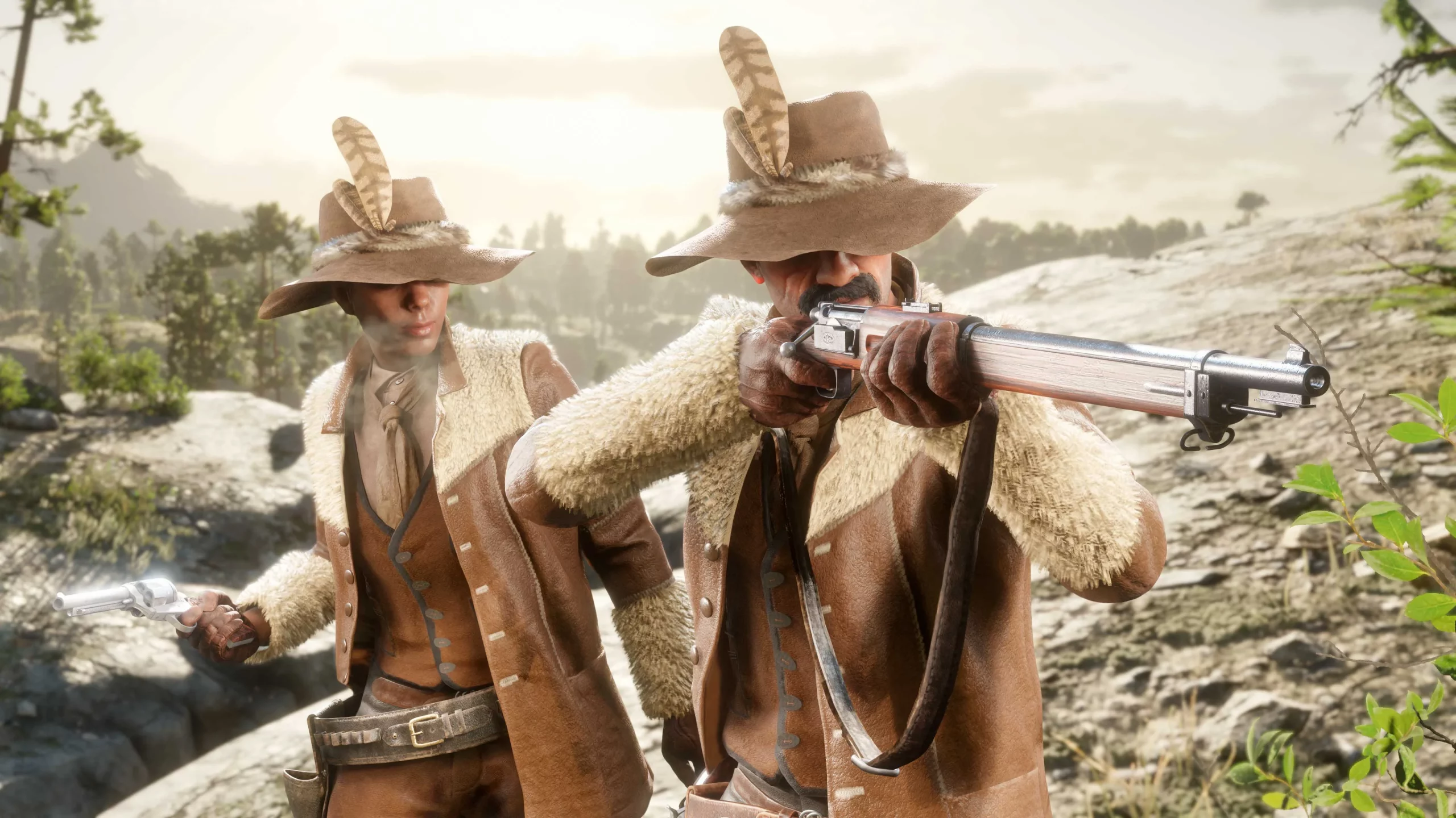 La tenue raton laveur sur Red Dead Online © Rockstar Games