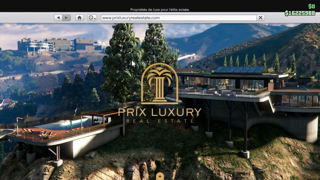 Le site pour les manoirs dans GTA Online © Rockstar Mag'
