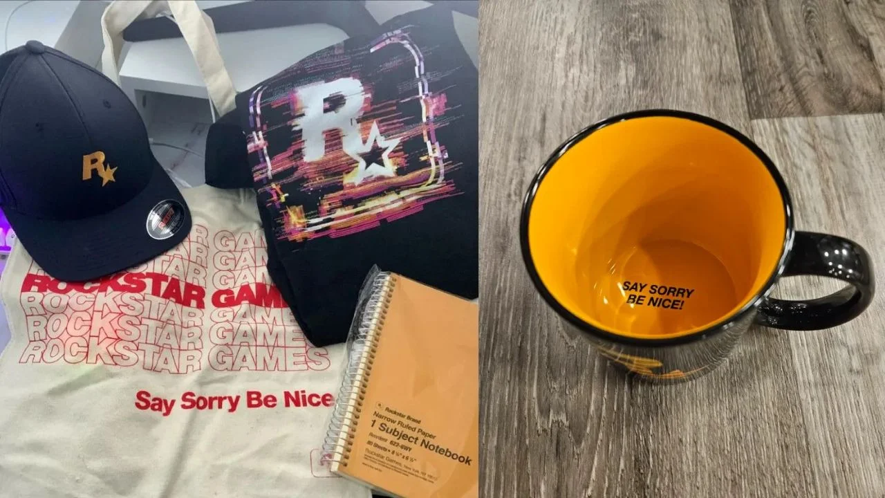 Photos merch employés say sorry be nice