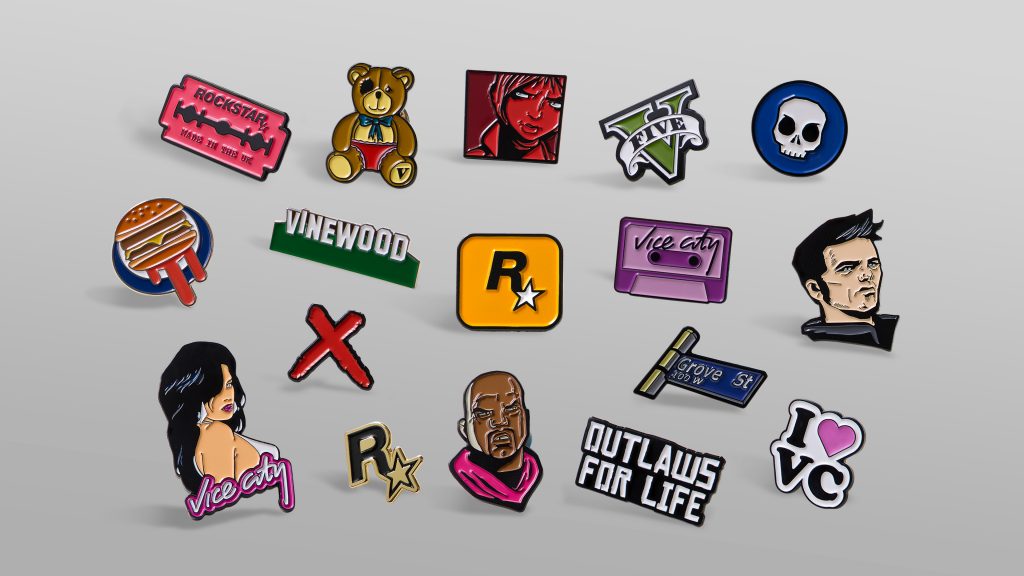 Pins Rockstar Games
