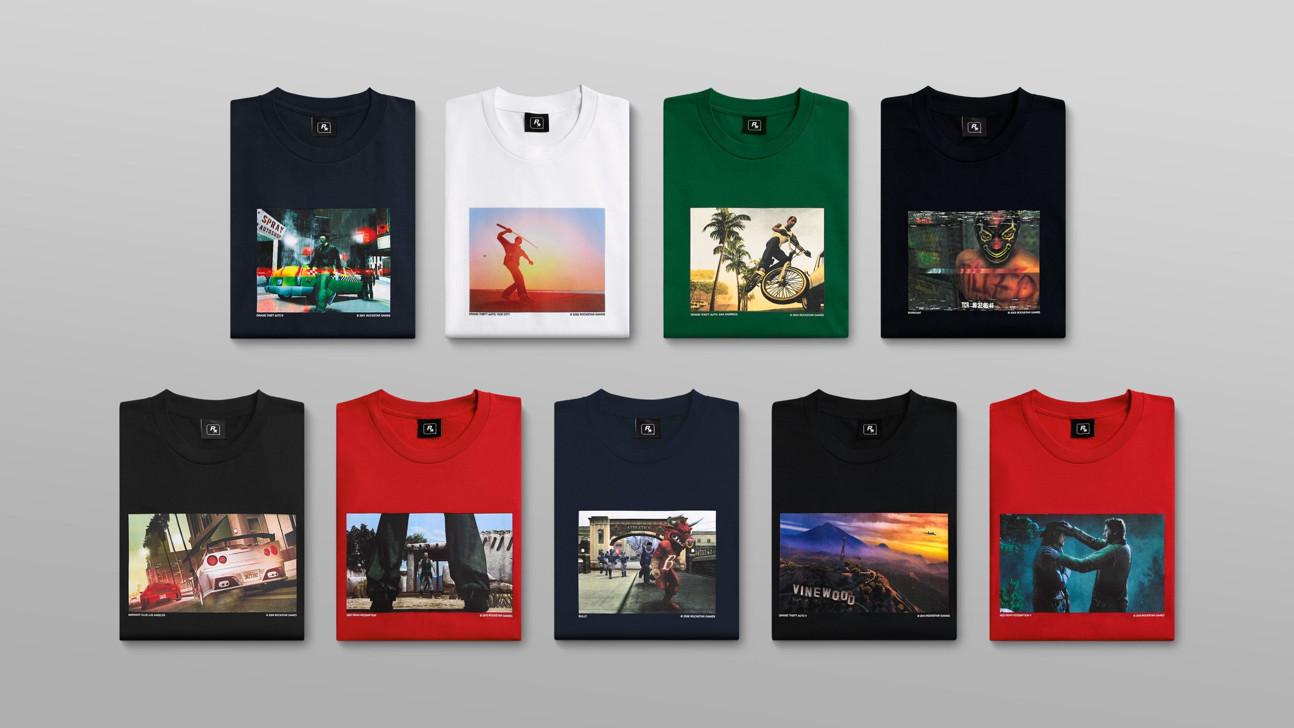T-shirts Rockstar Games