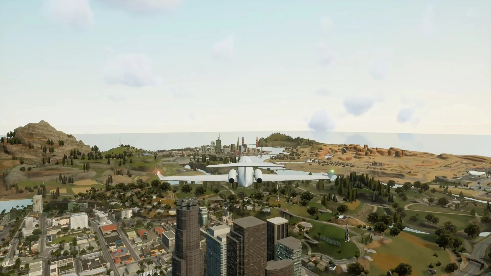 GTA SA DE Carte sans brouillard