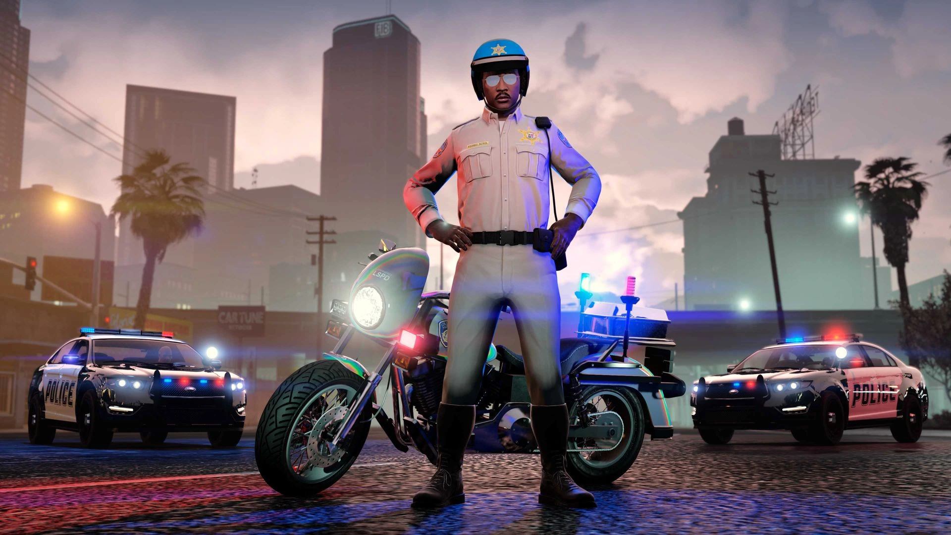 Capture d'écran officielle de la tenue Police d'autoroutes © Rockstar Games