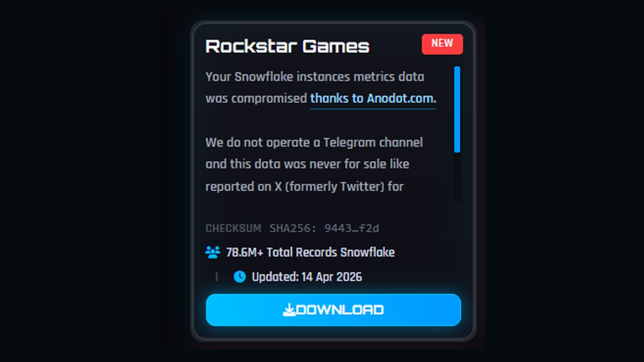 Demande Rançon Rockstar