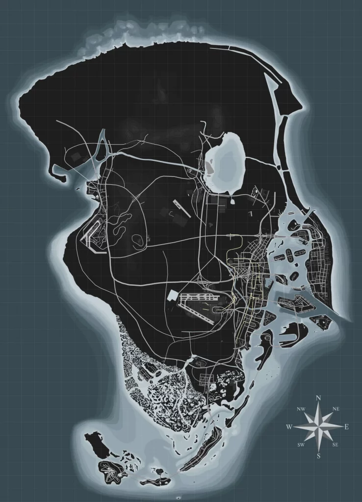 GTA VI Map juin 2026