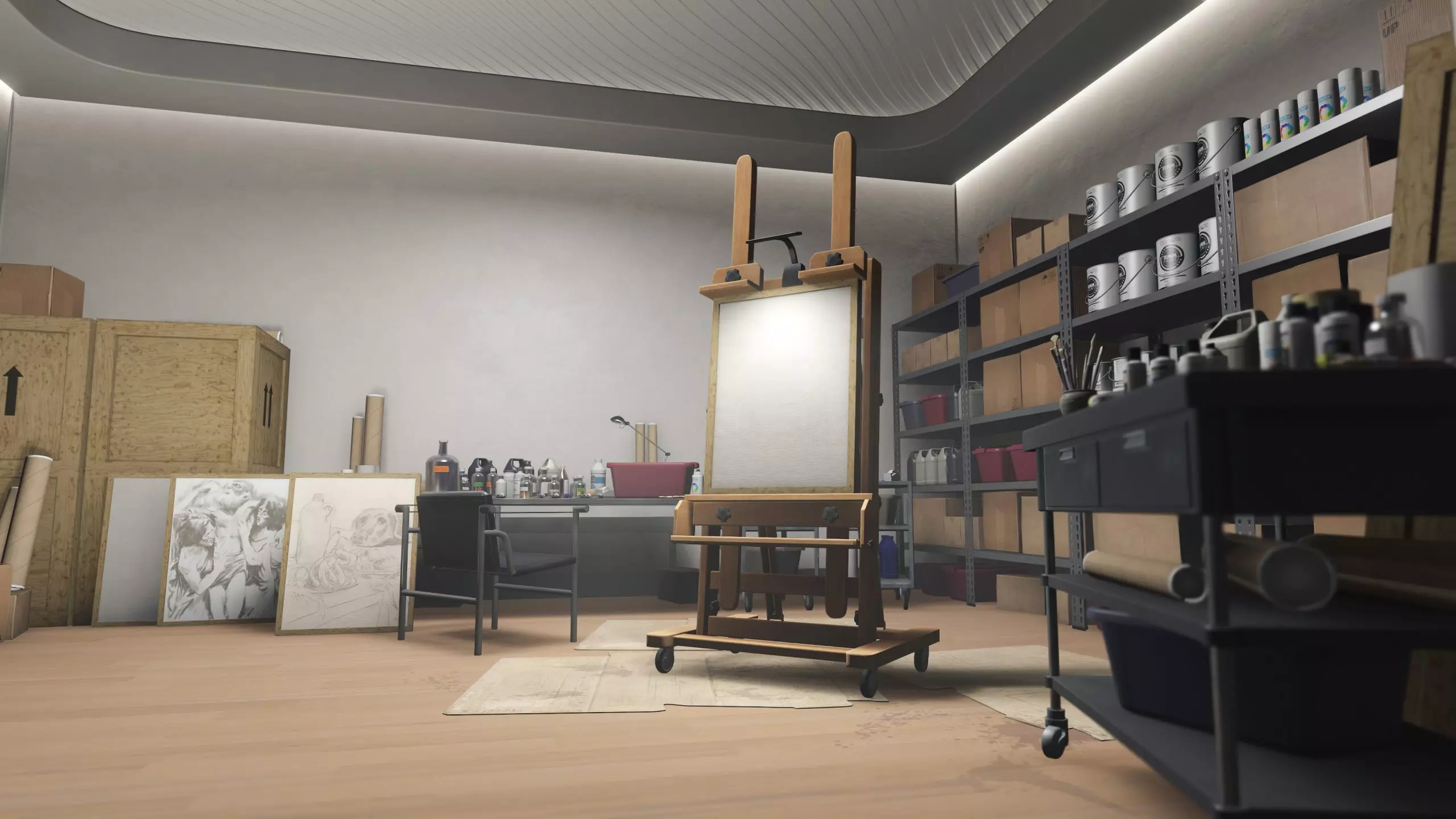 L'atelier d'art sur GTA Online © Rockstar Games