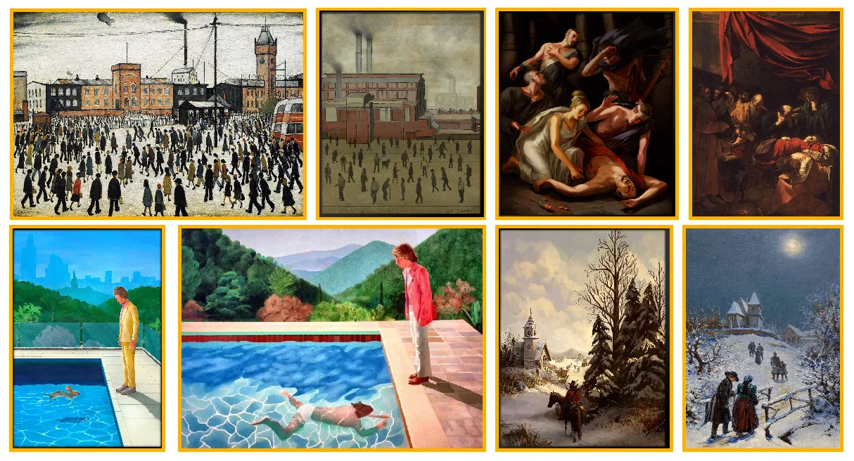 Les tableaux dans GTA Online comparé à leur version dans la vie réelle © Rockstar Mag'
