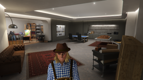 Vue globale de tout l'atelier d'art sur GTA Online © Arcrow08