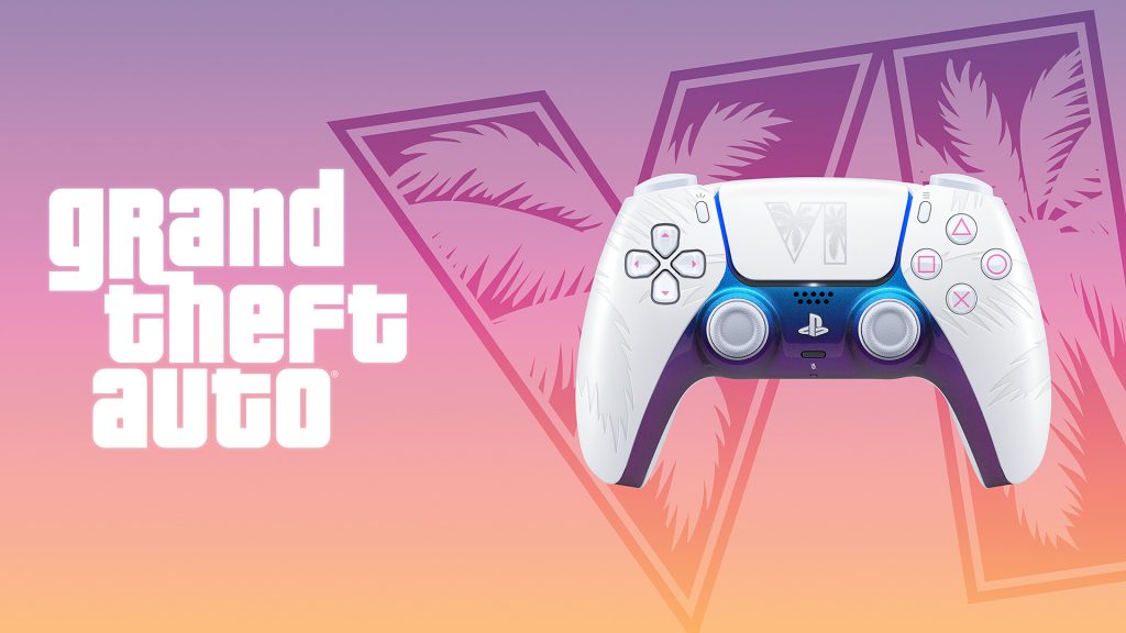 Manette DualSense Blanche GTA 6