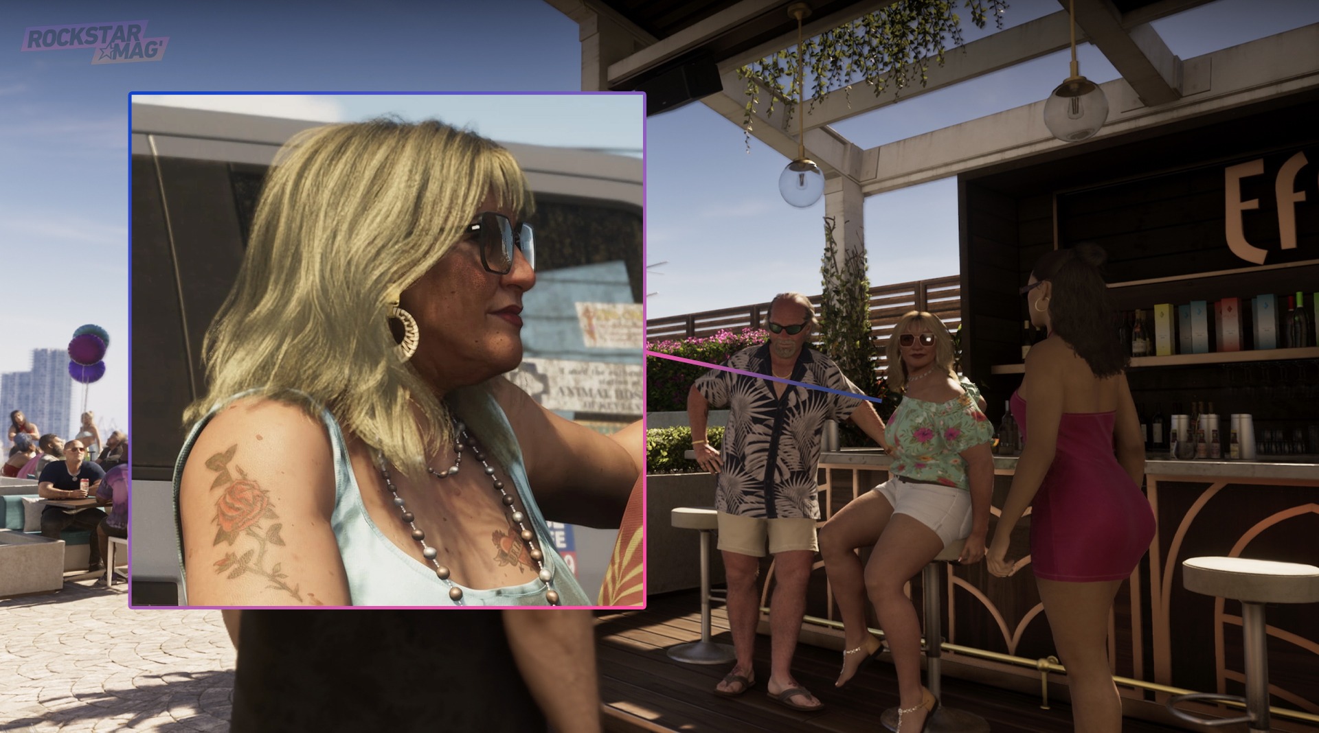 Analyse Ultra détaillée Large Aperçu de GTA 6, personnages